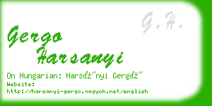 gergo harsanyi business card